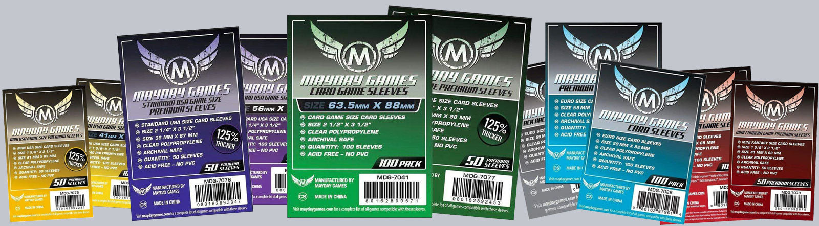 Ultra Pro Board Game Sleeves: Special Size (65mm x 100mm) (50