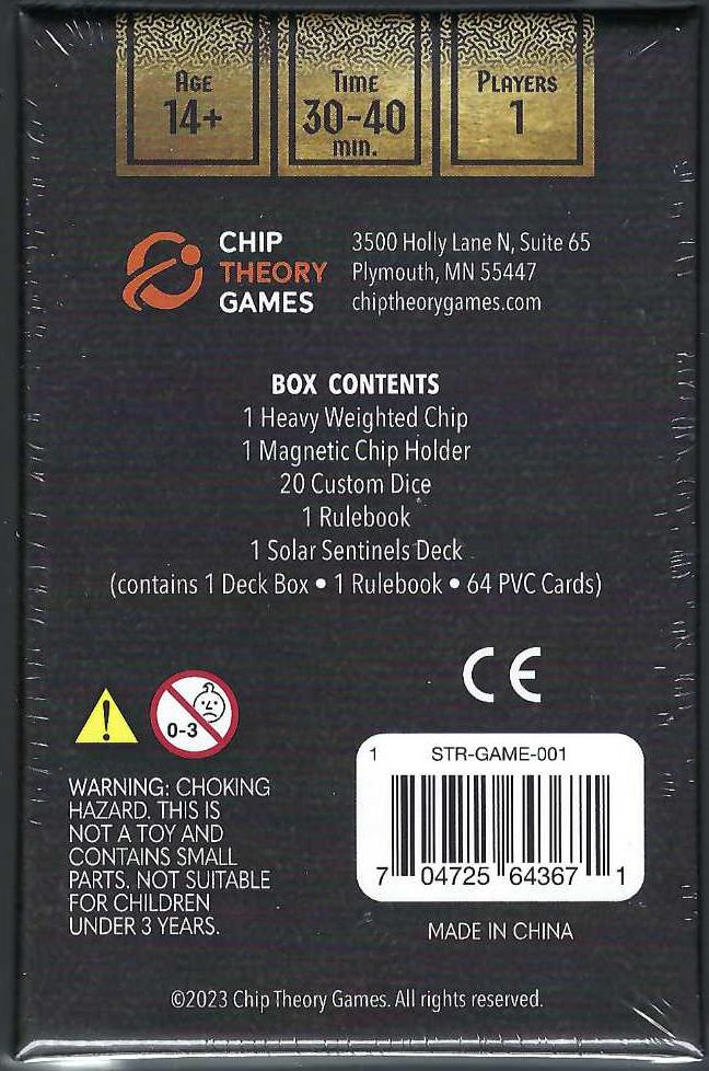 20 Strong back of box
