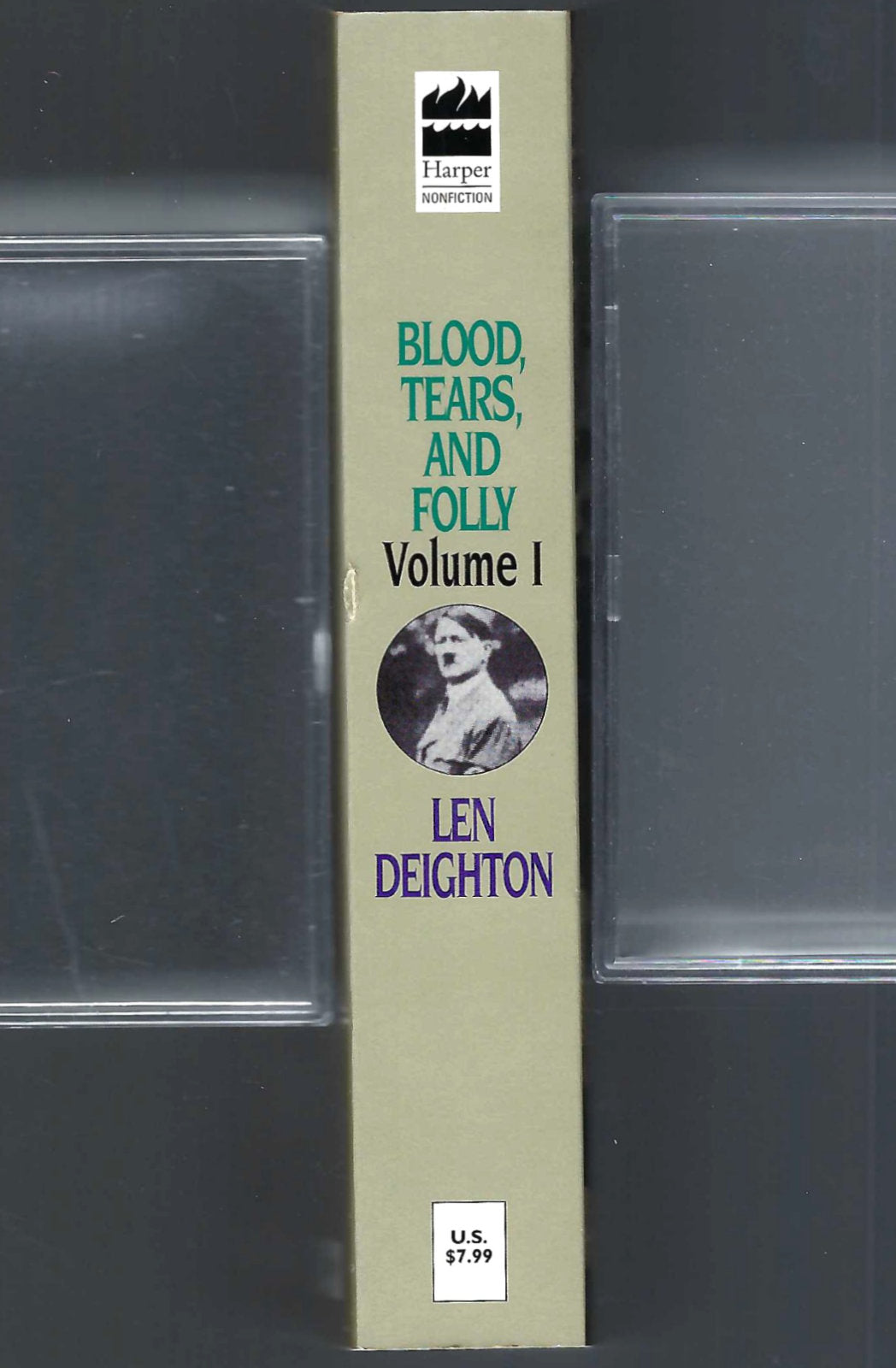 Blood, Tears and Folly Volume 1 by Len Deighton spine