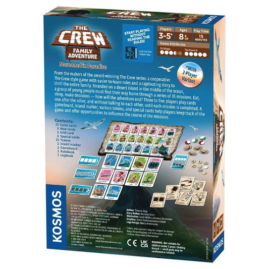 The Crew: Marooned in Paradise Family Adventure back of box