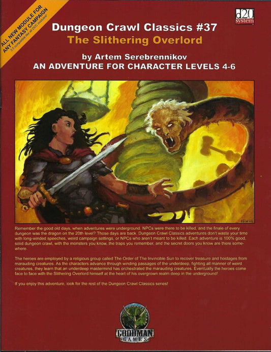 Slithering Overlord (Dungeon Crawl Classics 37)