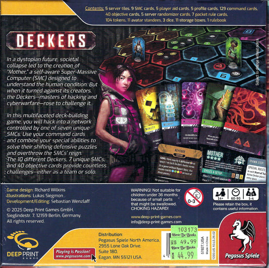 Deckers back of box