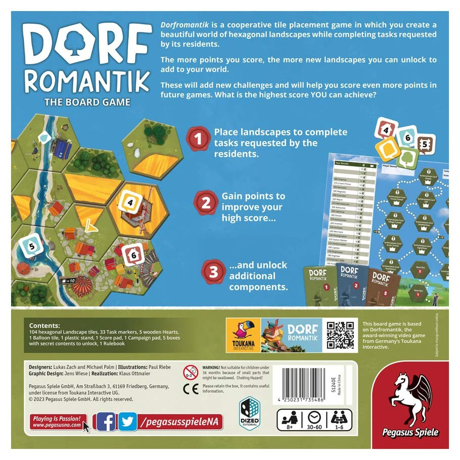 Dorfromantik back of box