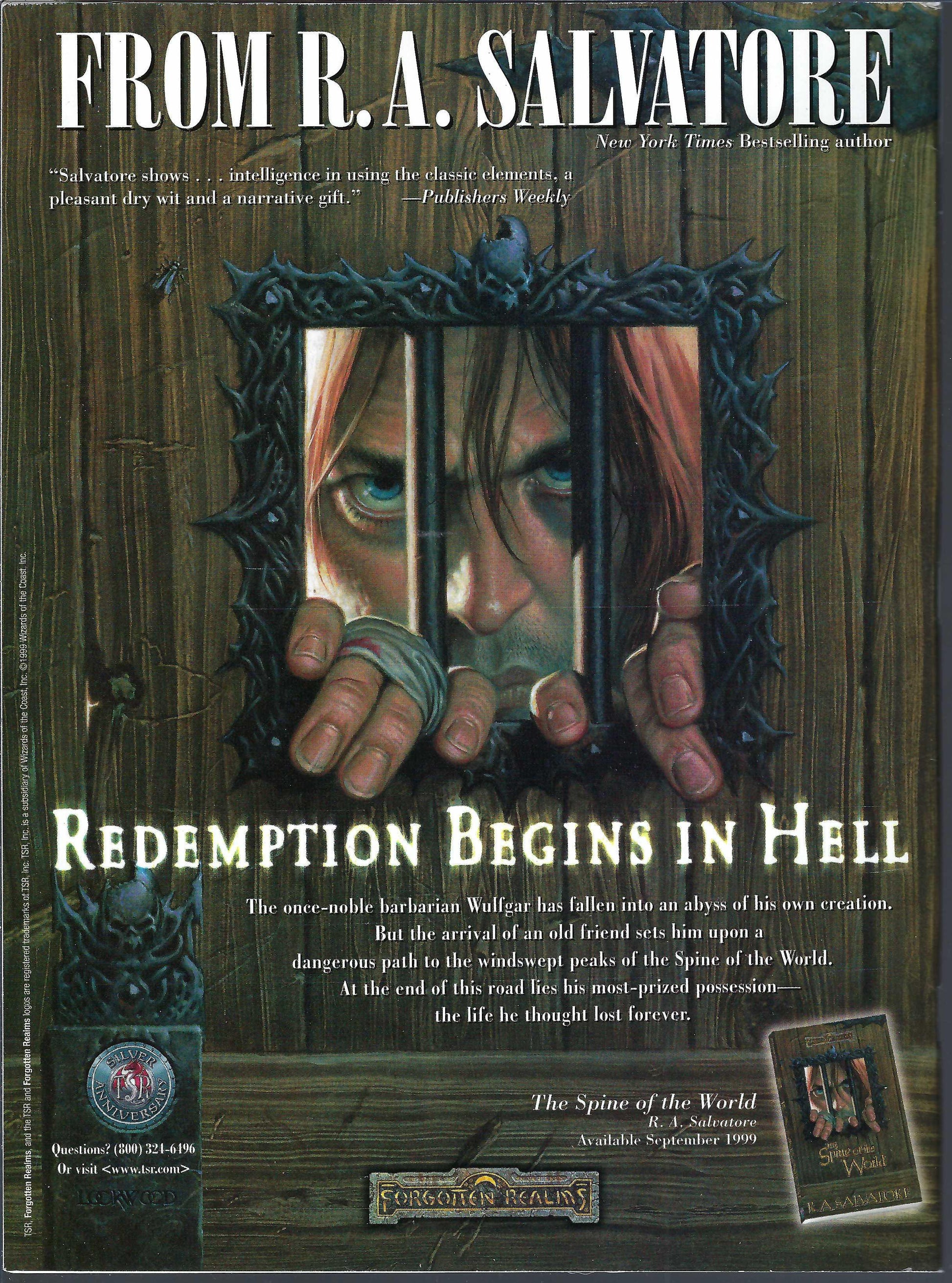 Dungeon Magazine issue 76 back cover