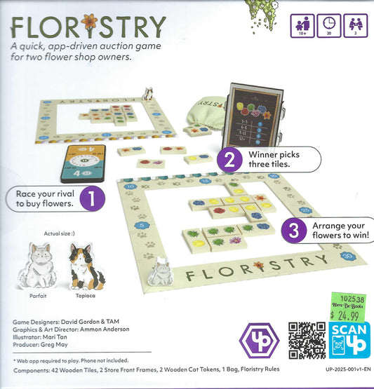 Floristry back of box