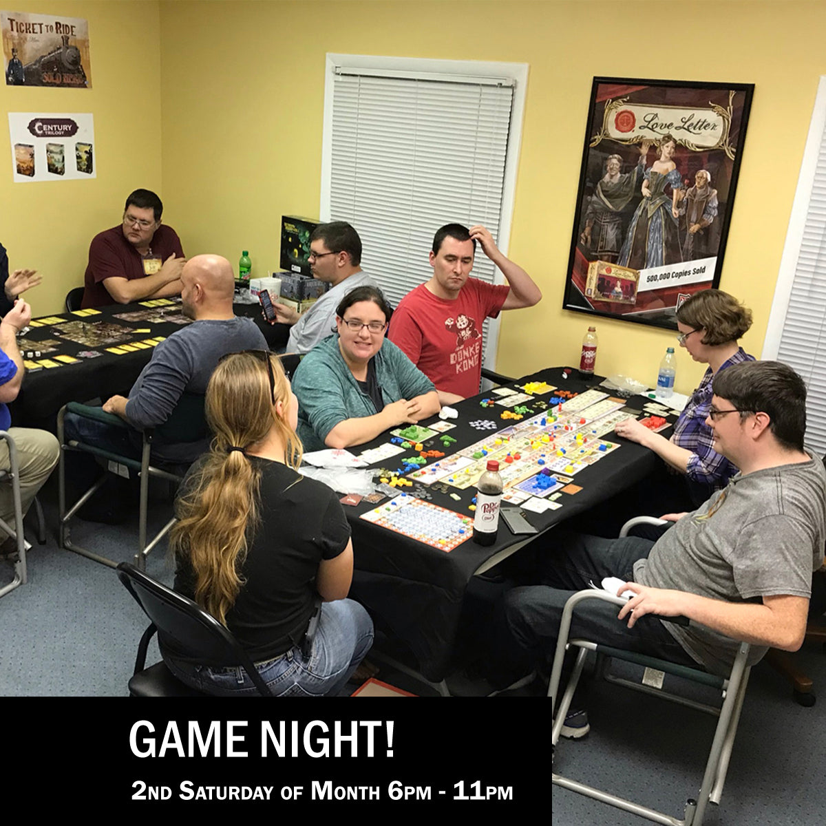 Game Night Saturday December 14 2024 6pm to 11pm Here Be