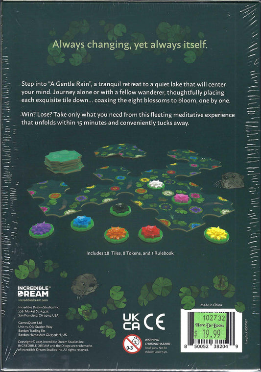 Gentle Rain Bloom Edition back of box