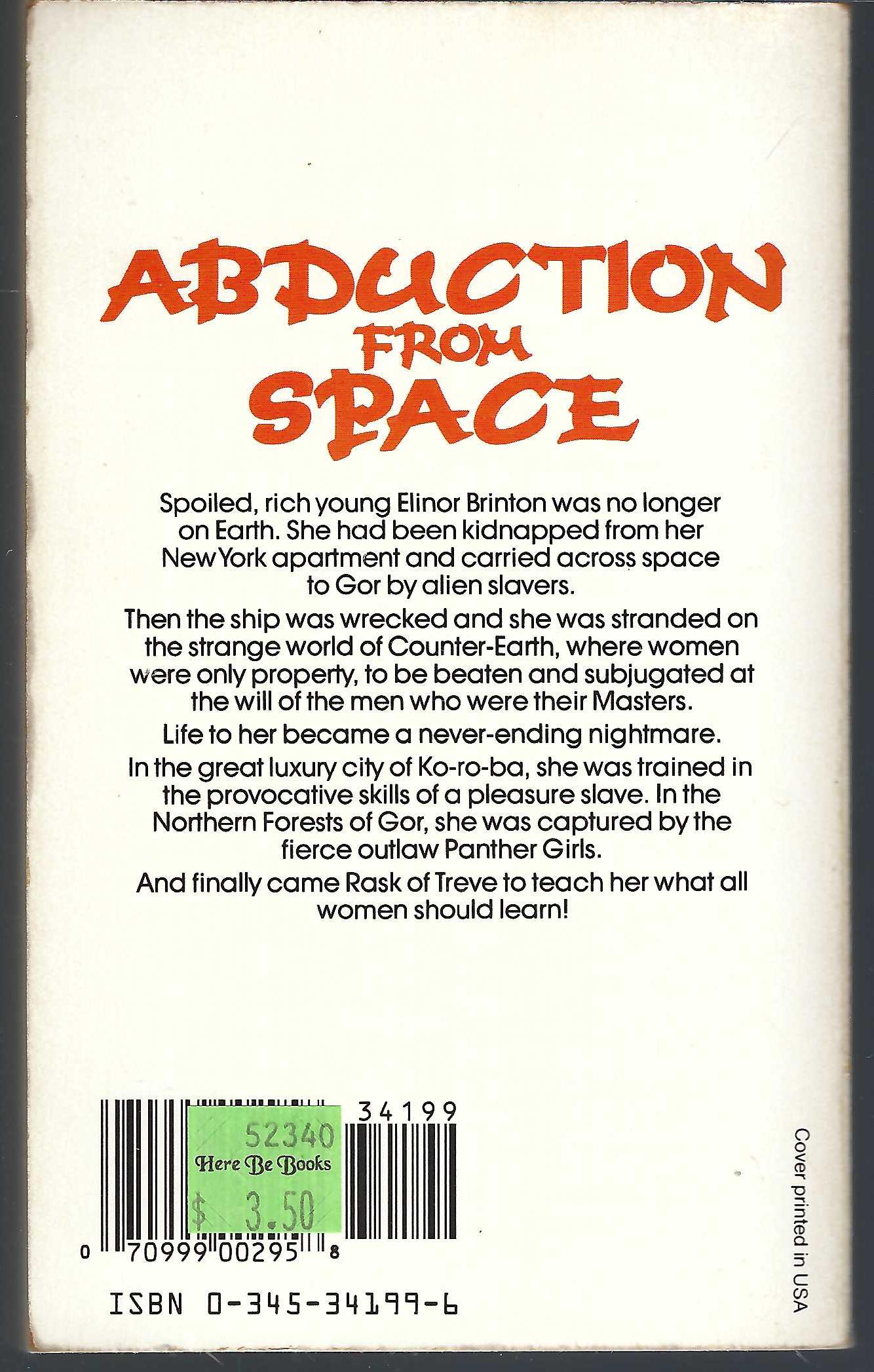 Captive of Gor by John Norman back cover