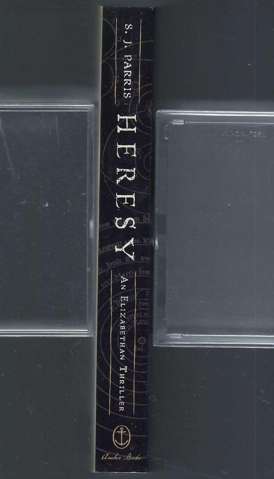 Heresy by S. J. Parris spine