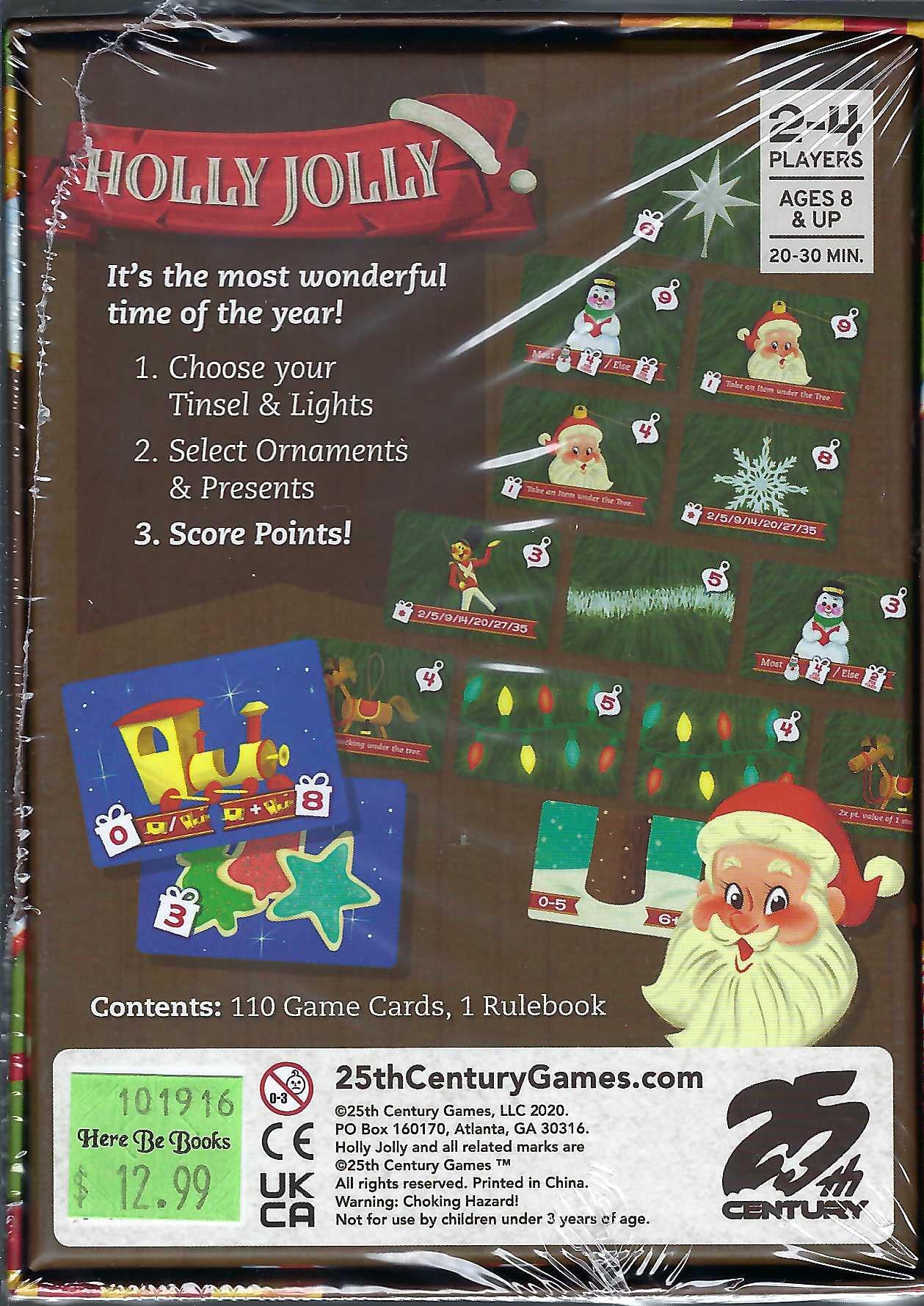 Holly Jolly back of box