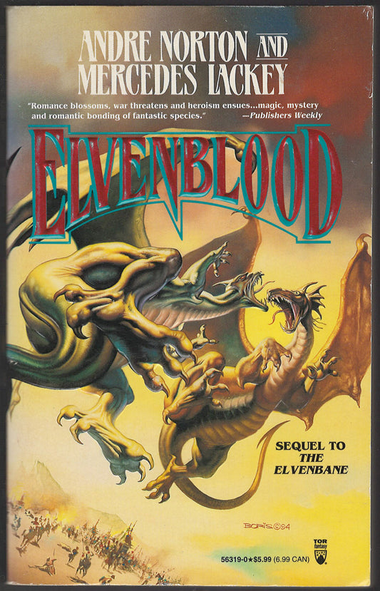 Elvenblood by Andre Norton and Mercedes Lackey front cover