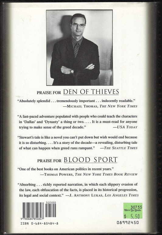 Blind Eye by James Stewart back cover