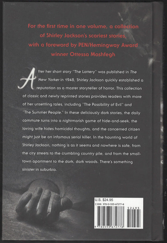 Dark Tales by Shirley Jackson back cover