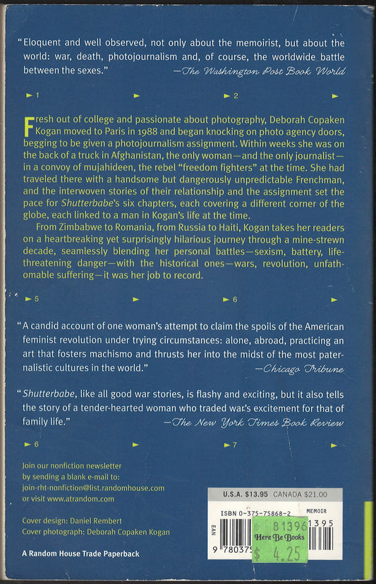 Shutterbabe: Adventures in Love and War back cover