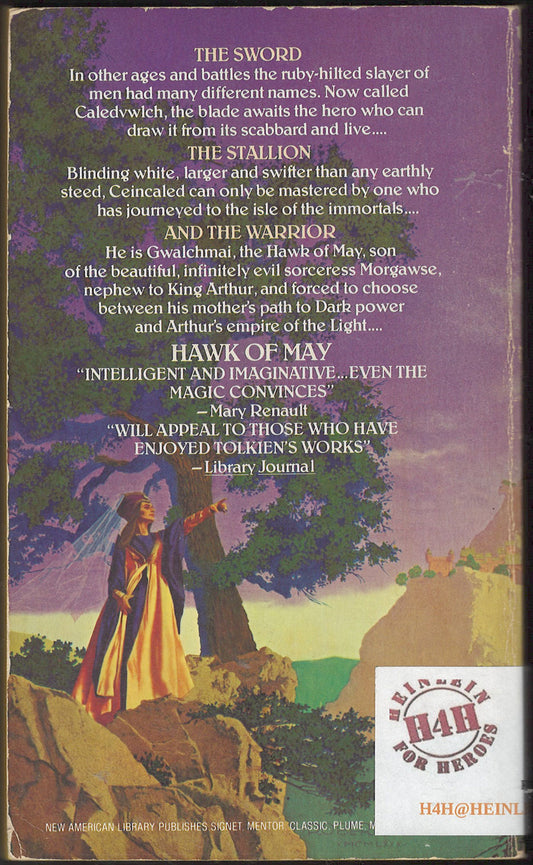Hawk of May by Gillian Bradshaw back cover