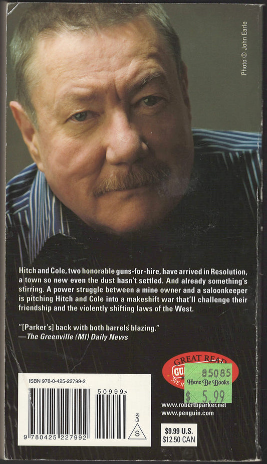 Resolution by Robert Parker back cover