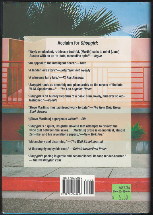 The Pleasure of My Company by Steve Martin back cover