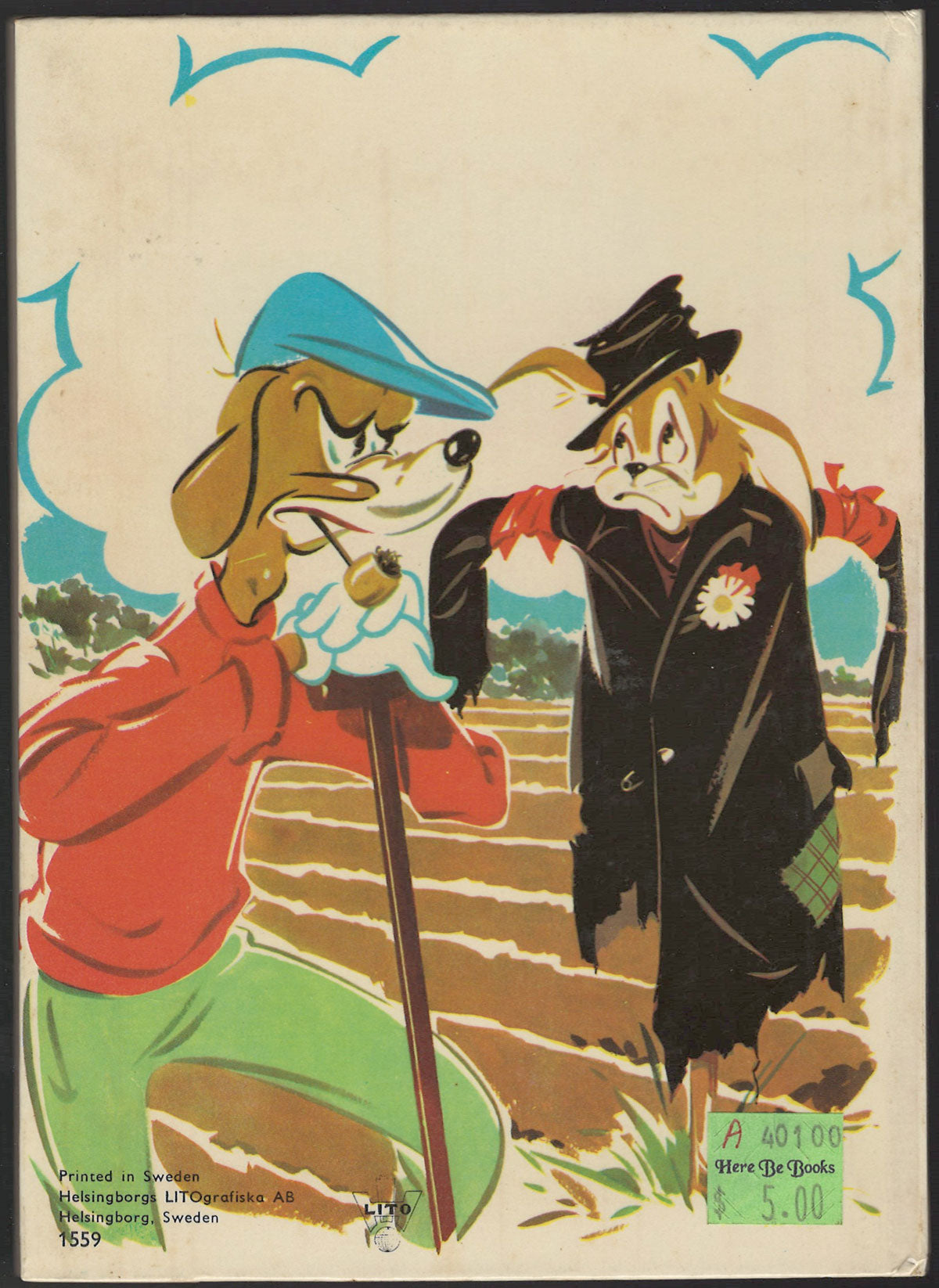 Harry Hound and Fred Rabbit back cover