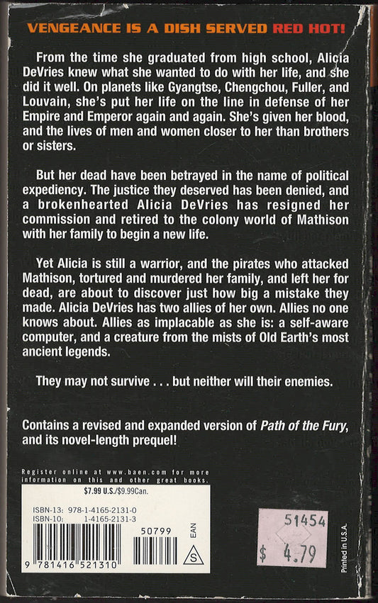 In Fury Born by David Weber back cover