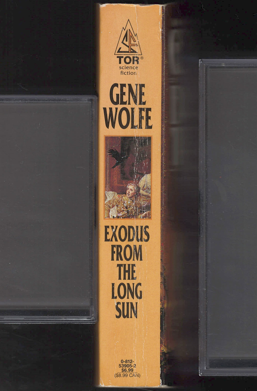 Exodus from the Long Sun by Gene Wolfe front cover spine