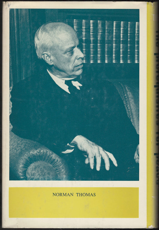 The Prerequisites for Peace by Norman Thomas back cover