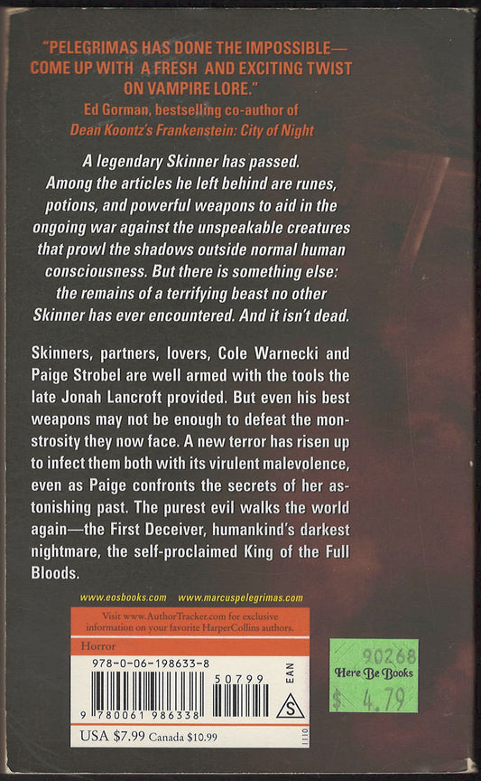 Vampire Uprising by Marcus Pelegrimas back cover