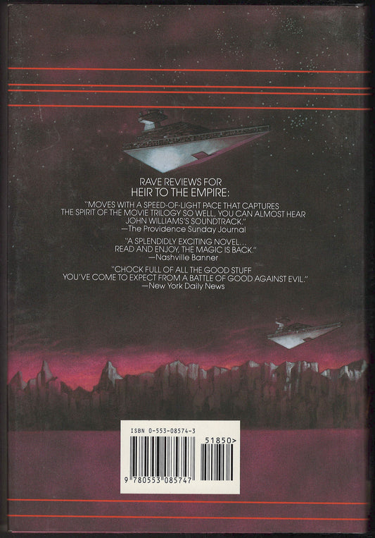 Dark Force Rising by Timothy Zahn back cover