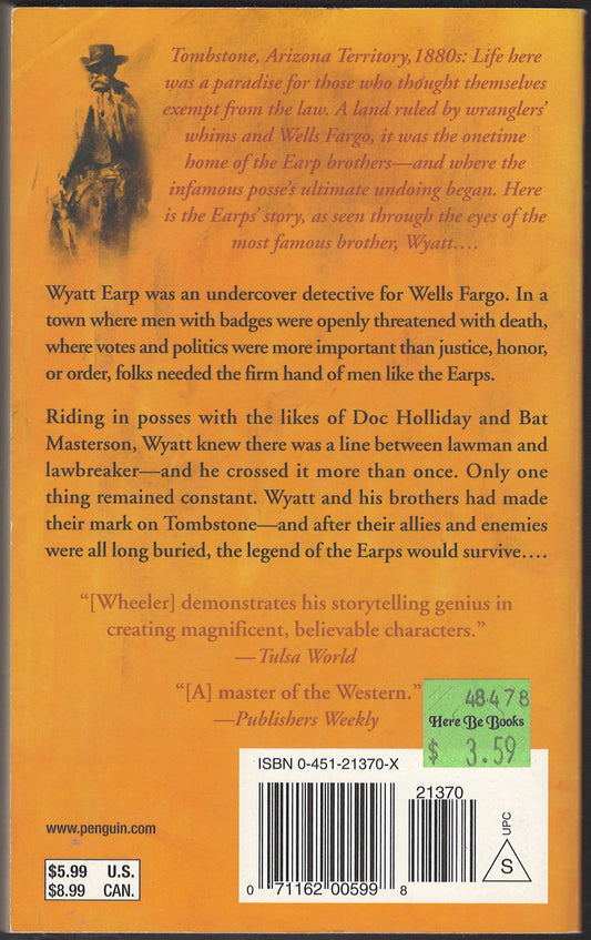 Trouble in Tombstone by Richard Wheeler back cover
