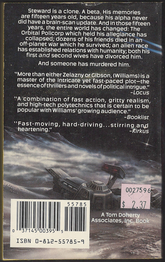 Voice of the Whirlwind by Walter John Williams back cover