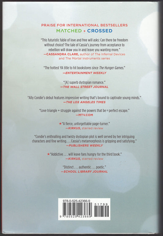 Reached by Ally Condie back cover