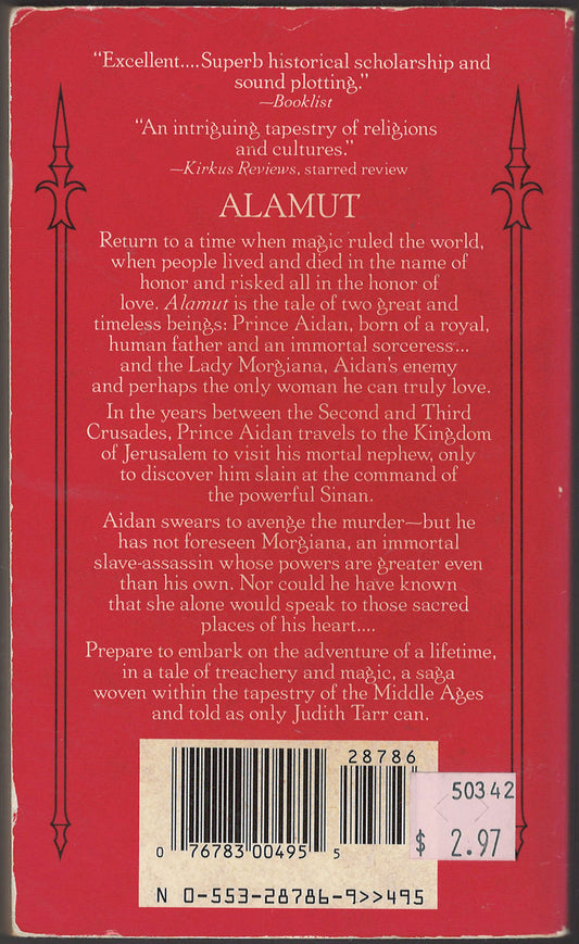 Alamut by Judith Tarr back cover