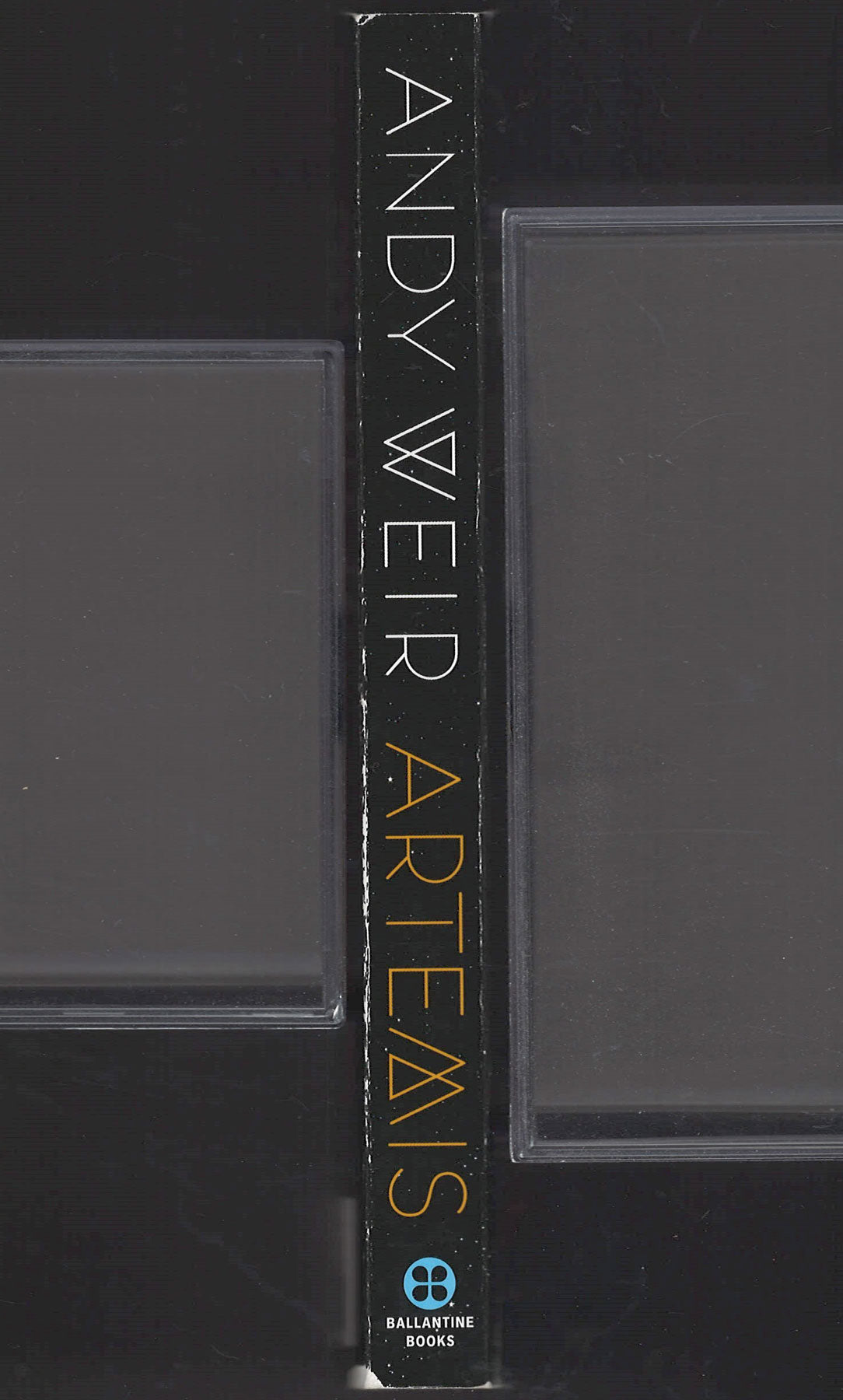 Artemis by Andy Weir spine