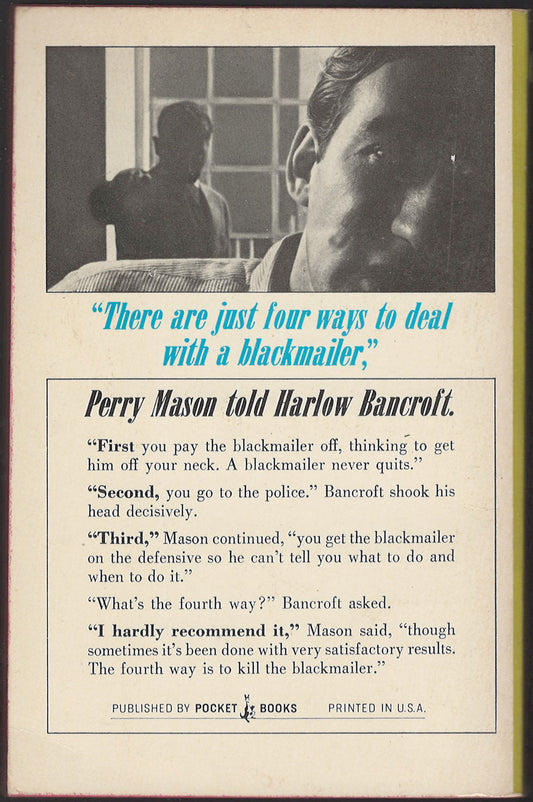 The Case of the Stepdaughter's Secret by Erle Stanley Gardner back cover