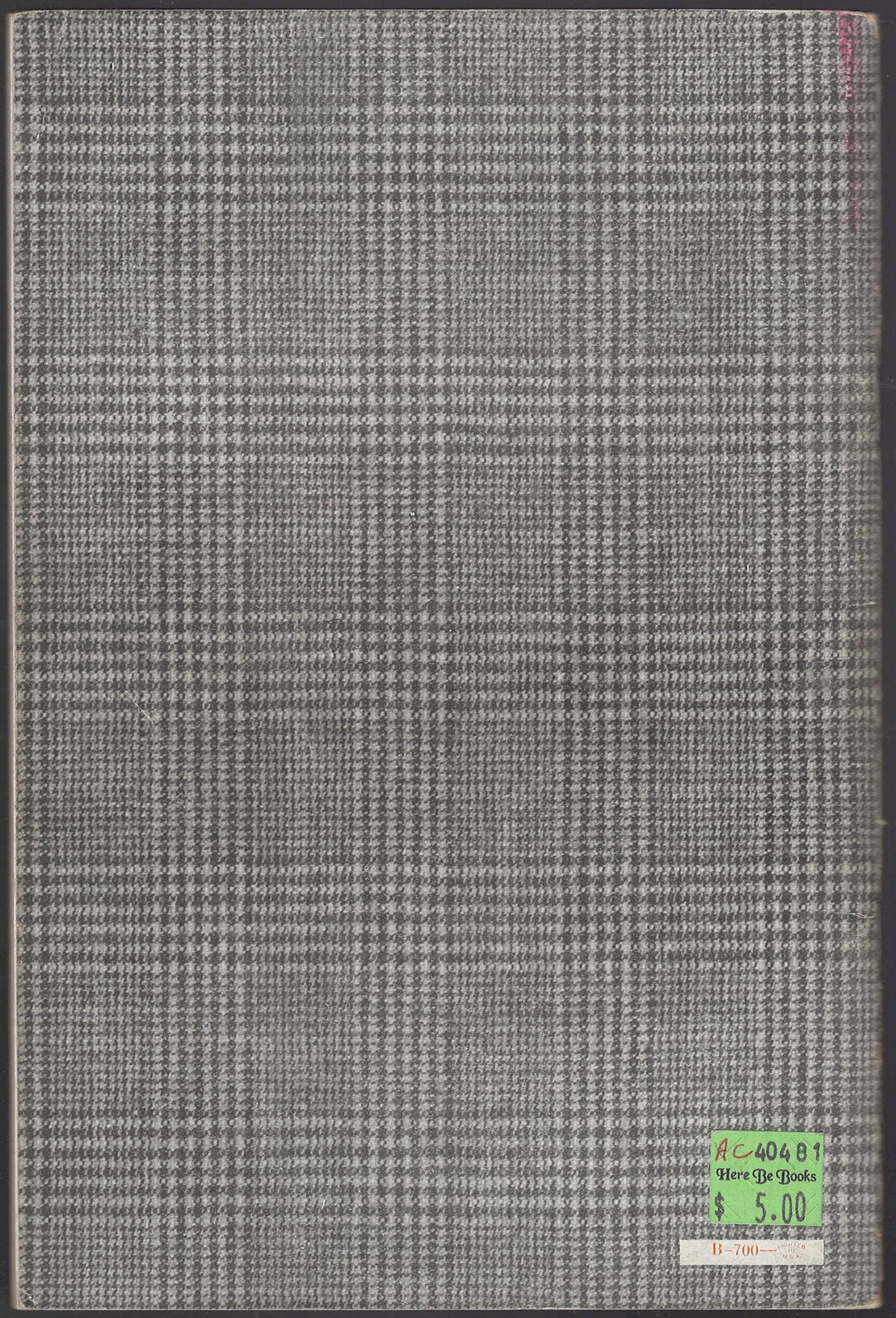 Wyandotte in the Textile Mill back cover