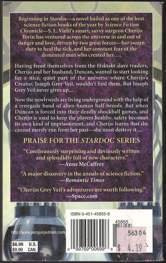 Shockball by S. L. Viehl back cover