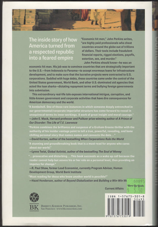 Confessions of an Economic Hit Man by John Perkins back cover
