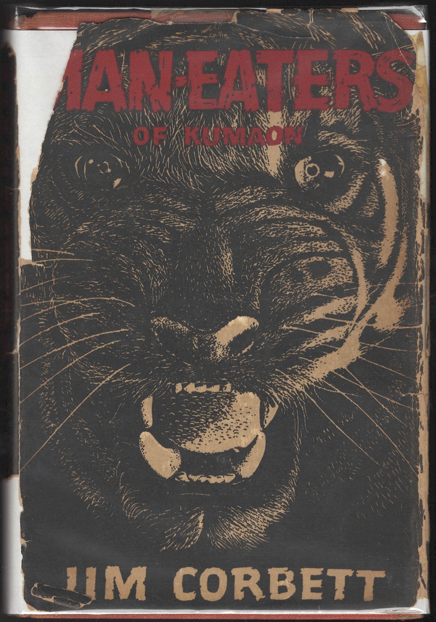Man-Eaters of Kumaon by Jim Corbett front cover