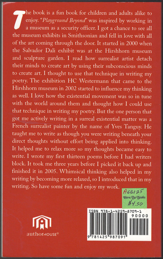 Playground Beyond by Dale Robinson back cover