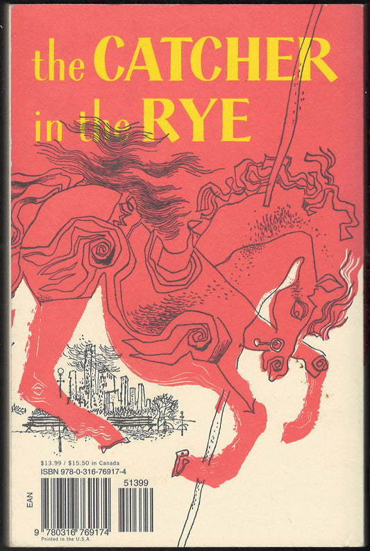 The Catcher in the Rye by J. D. Salinger back cover
