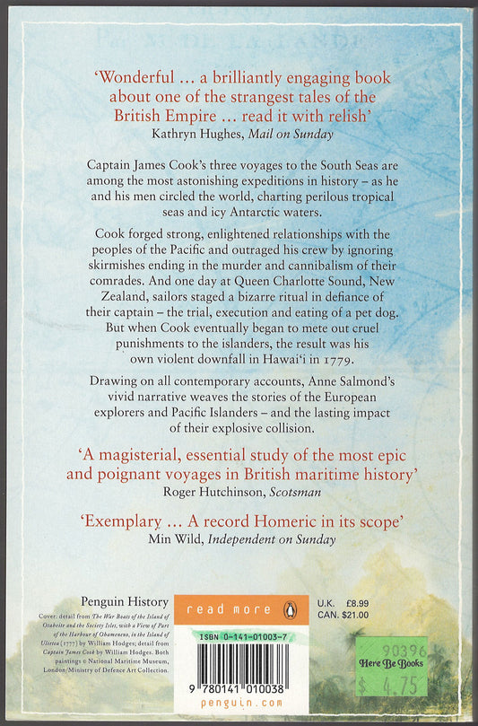 The Trial of the Cannibal Dog by Anne Salmond back cover