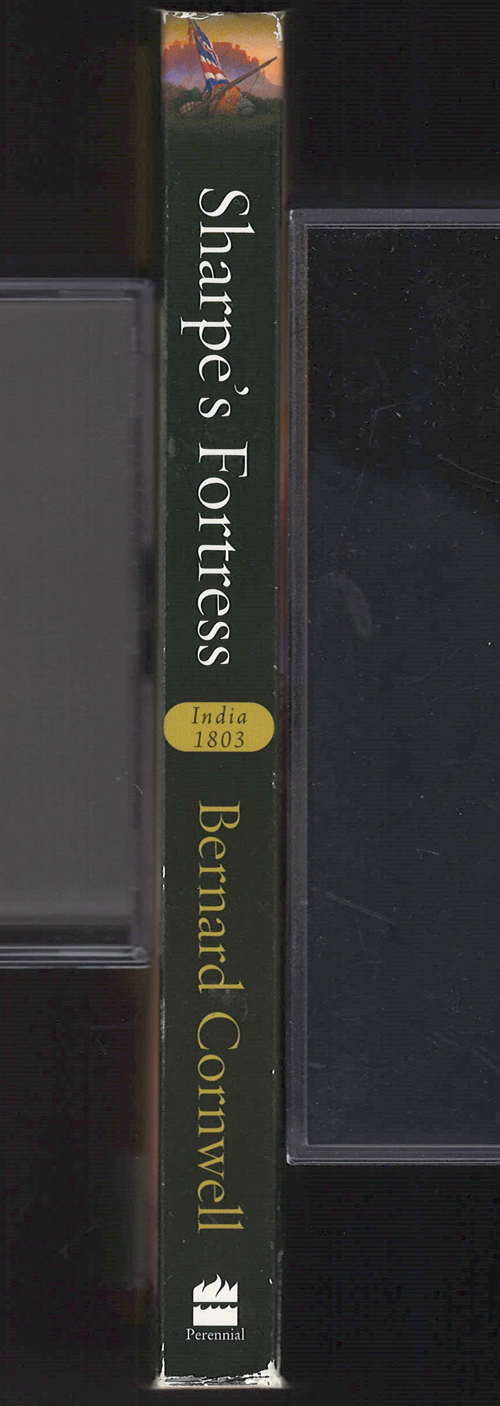 Sharpe's Fortress by Bernard Cornwell spine