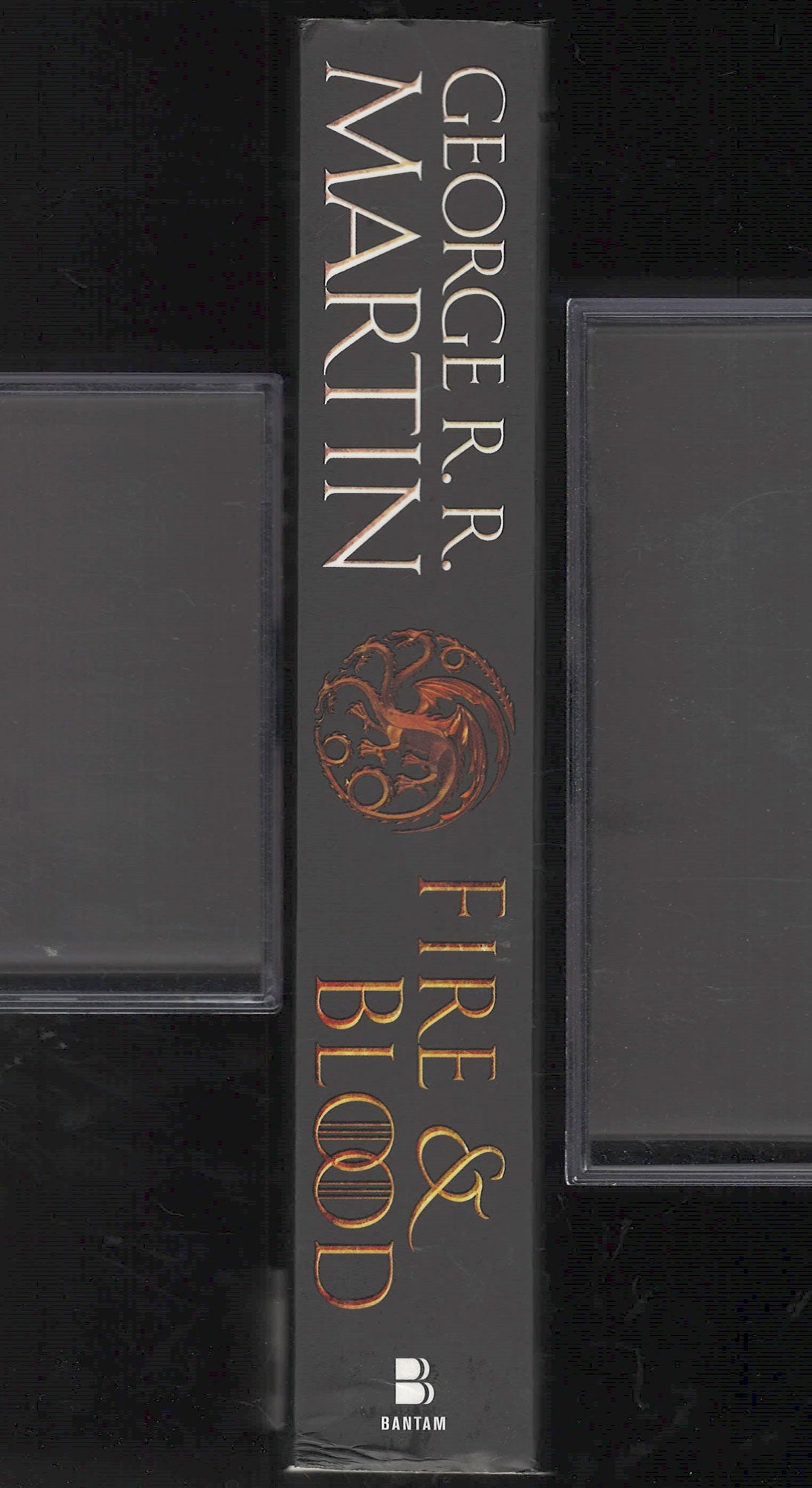 Fire & Blood by George R. R. Martin spine