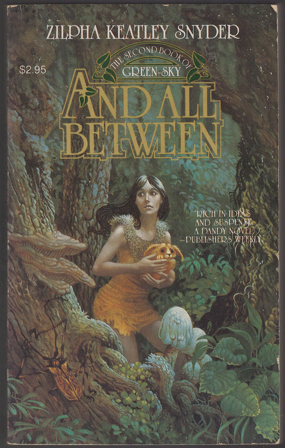 And All Between by Zilpha Keatley Snyder front cover