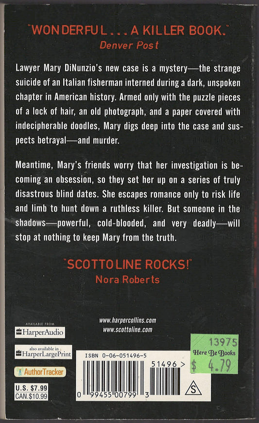 Killer Smile by Lisa Scottoline back cover