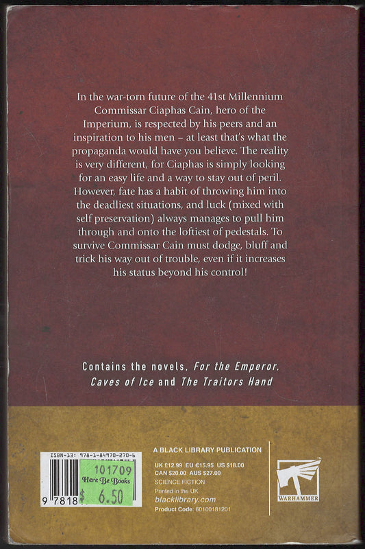 Hero of the Imperium: A Ciaphas Cain Omnibus by Sandy Mitchell back cover