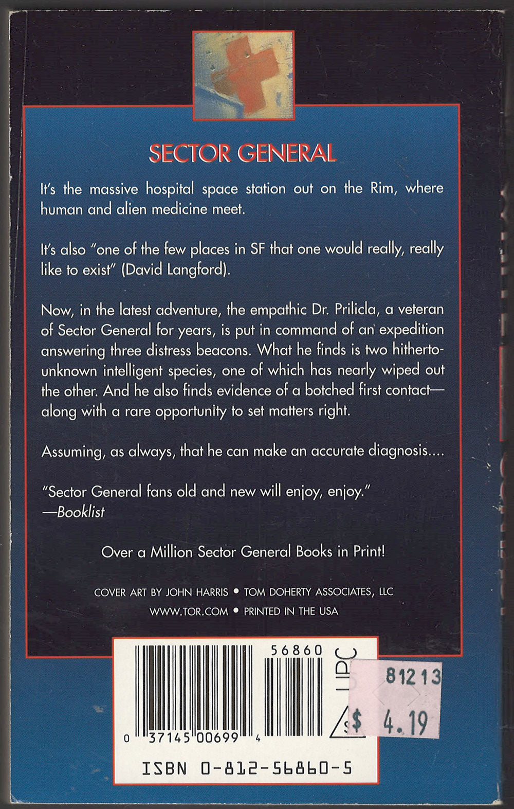 Double Contact by James White back cover