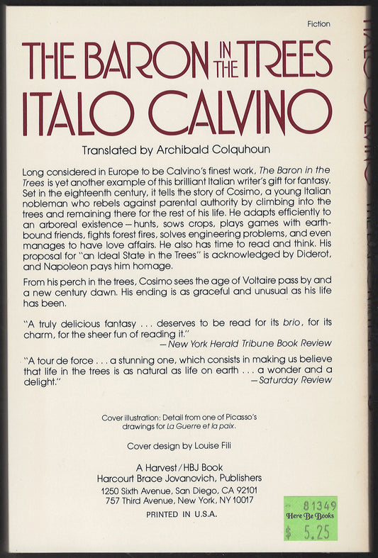 Baron in the Trees by Italo Calvino