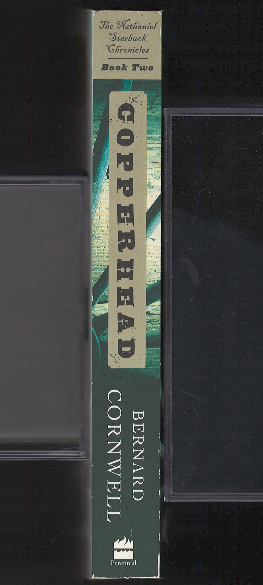 Copperhead by Bernard Cornwell spine