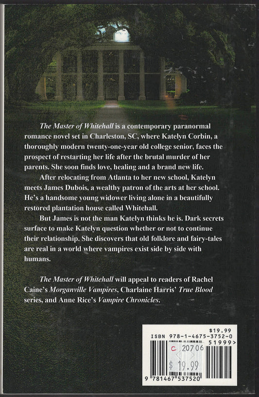 The Master of Whitehall by Rick Veal back cover