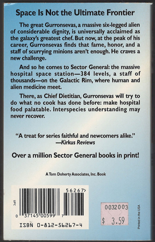 Galactic Gourmet by James White back cover